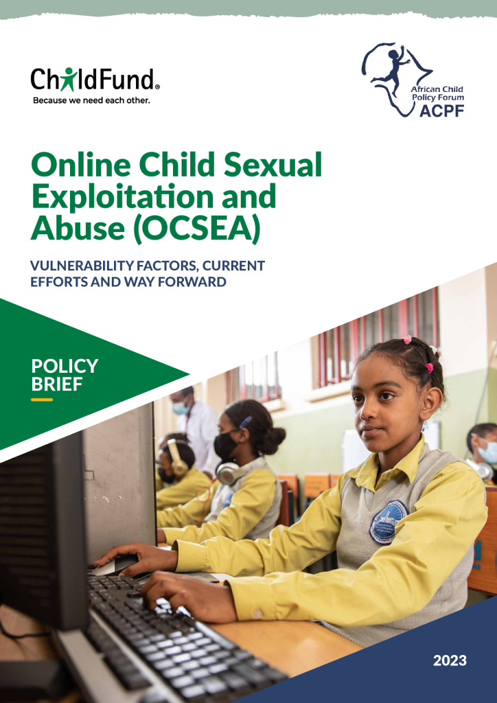 Online child sexual Exploitation and Abuse (ocsea) Vulnerability factors, current Efforts and way forward