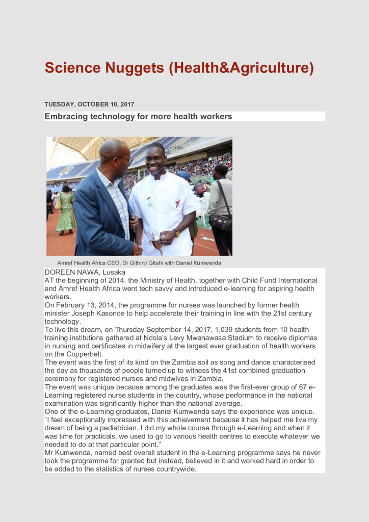 File Icon for Science Nuggets (Health&Agriculture): Embracing technology for more health workers